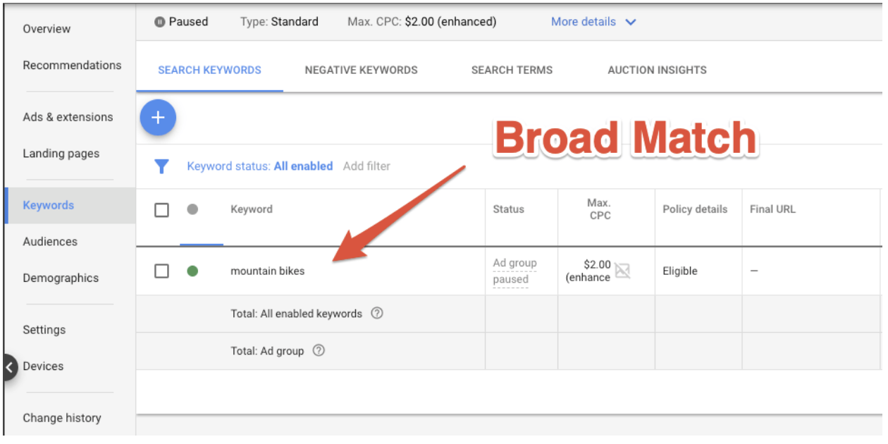 Using Keyword Planner Effectively For Google Ads Keyword Planner Screen Shot 2022 02 08 at 12.20.33 PM White Fox Studios