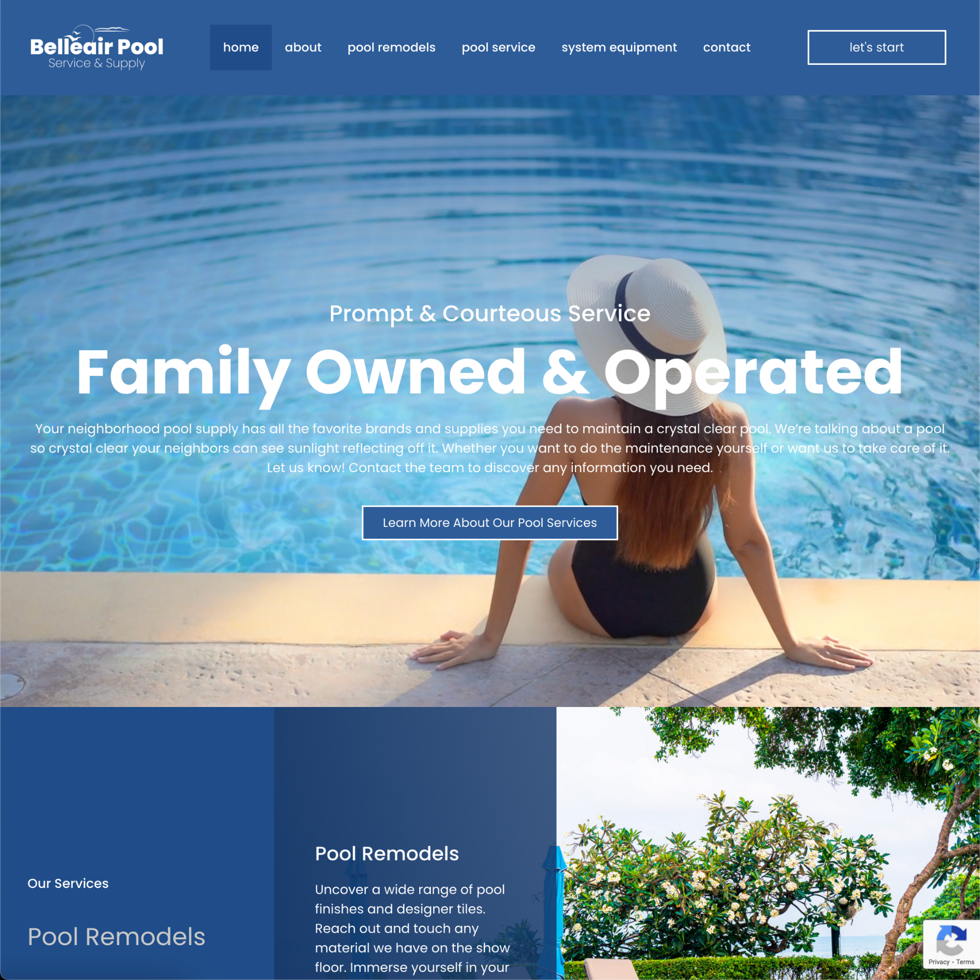 Web Design Web Design projects belleair pool White Fox Studios