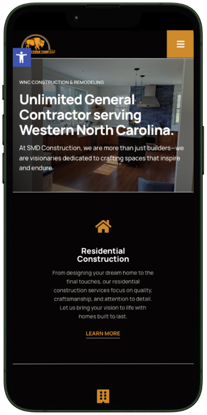 Home asheville web design mobile smd construct White Fox Studios